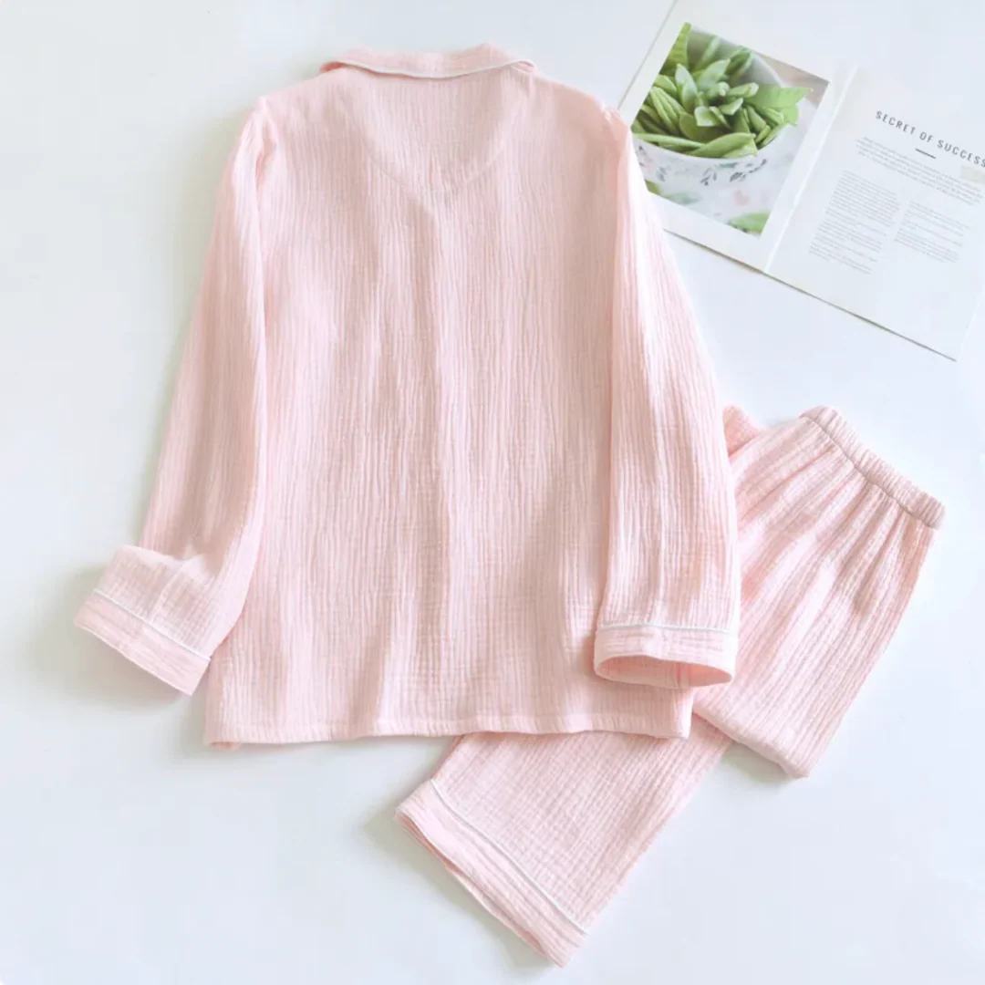 The Long Sleeve - 100% Muslin Cotton Pajama - Image 12