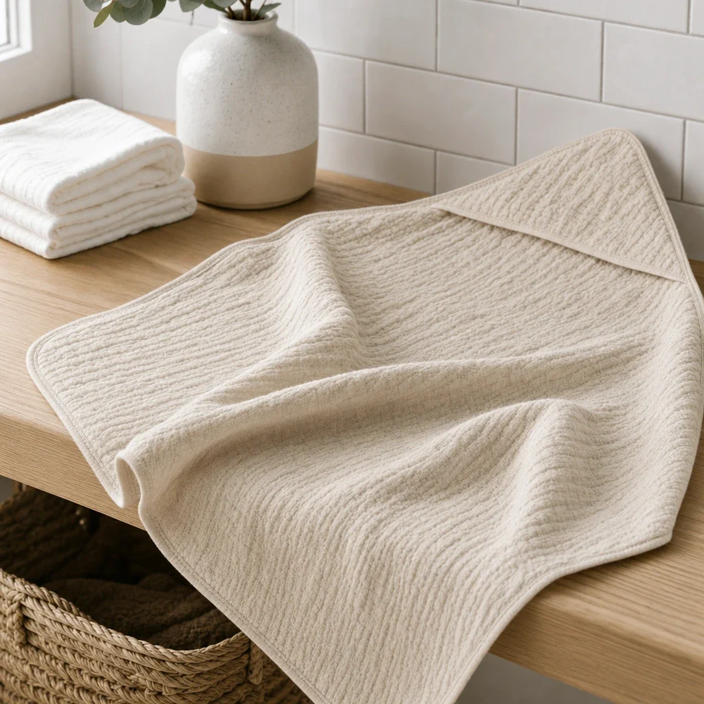 Muslin Hooded Towel - Image 7