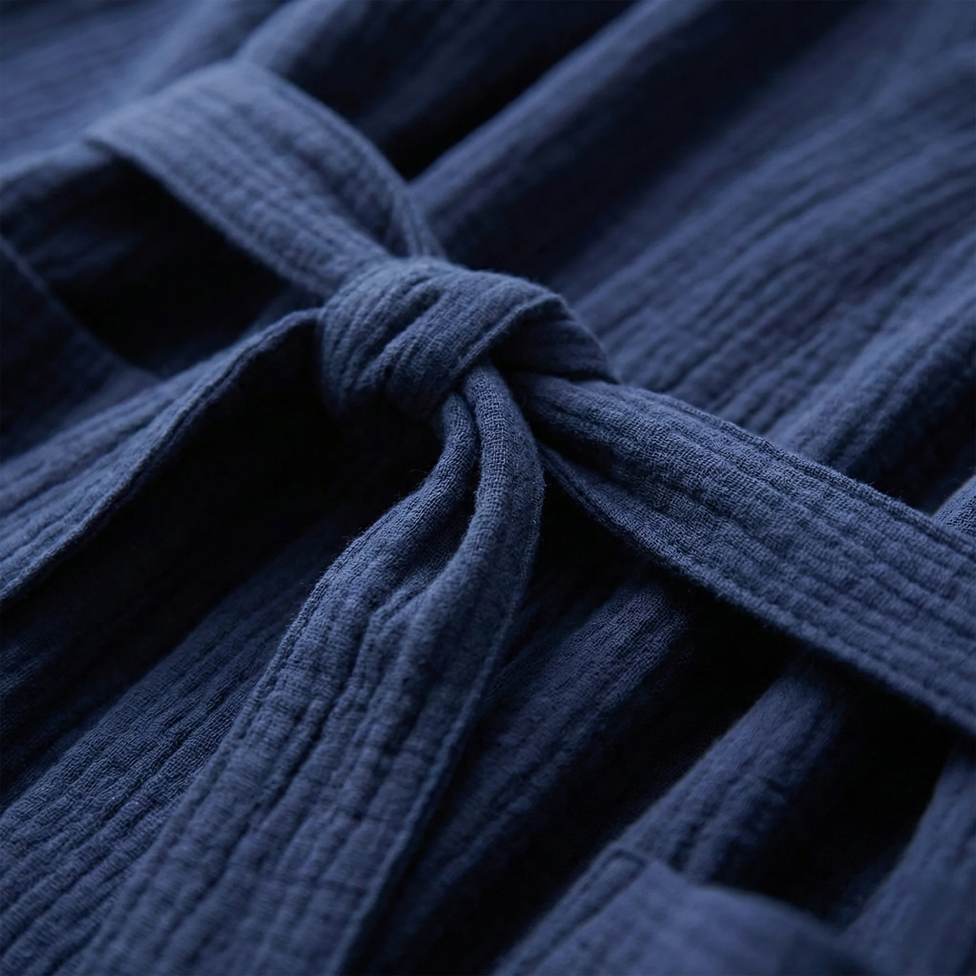 The Four-Seasons Bathrobe - 100% Muslin Cotton - Image 26