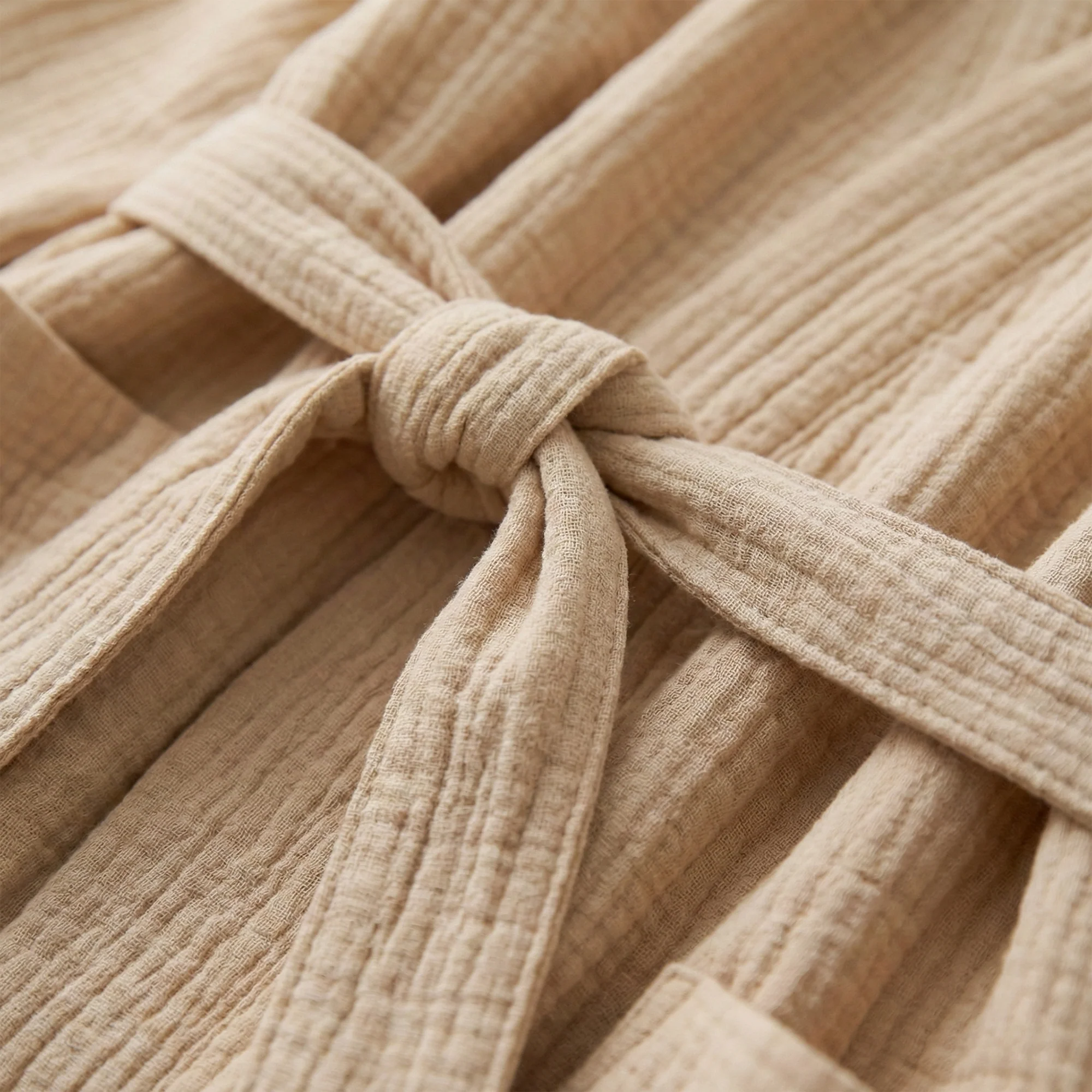 The Four-Seasons Bathrobe - 100% Muslin Cotton - Image 5