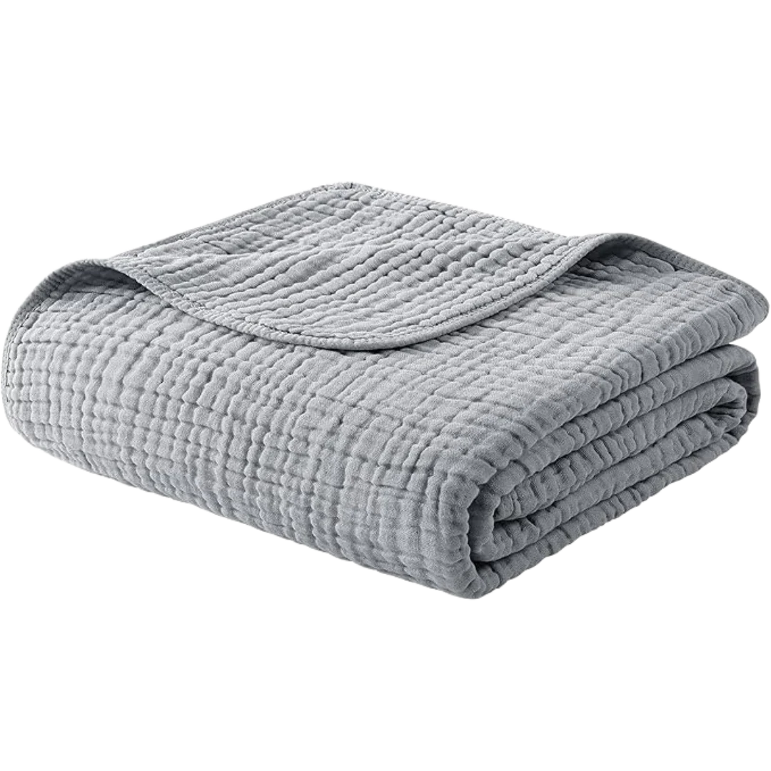 The Monogrammed Muslin Blanket - 100% Muslin Cotton (B1G1) - Image 19
