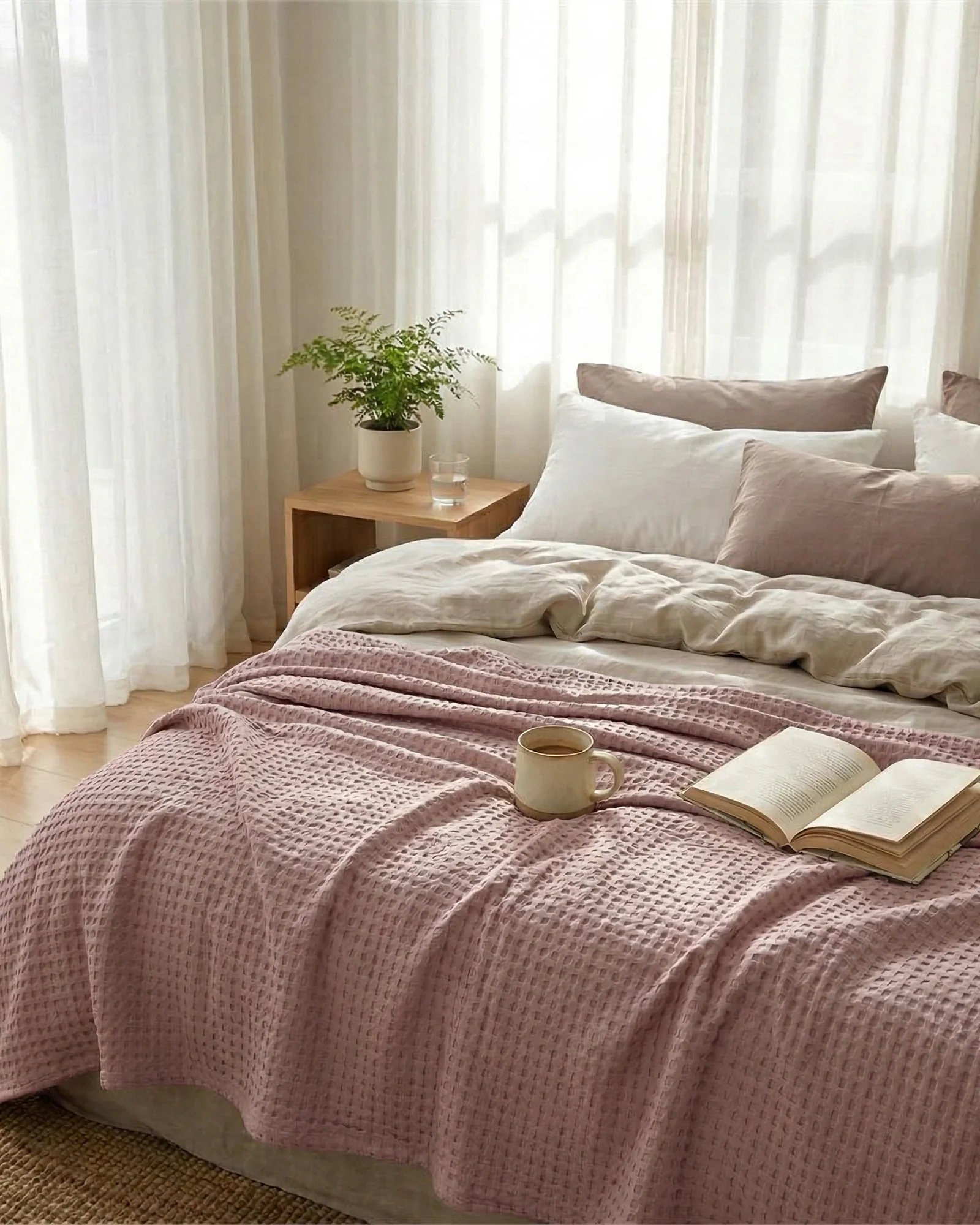 The Waffle Blanket - 100% Cotton - Image 39